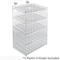 Azar Displays 5 Tier 40 Comp. Cosmetic Nail Polish Display 12"W x 8.5"D x 18.5"H 222685 - alternate 1